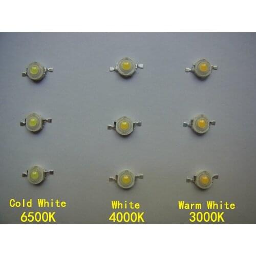 Freeshipping Genesis Photonics 45MIL 3W High Power LED Light Beads 1LA5 600mA Light Source CE RoHS Ultra bright LED Diode 50Pcs