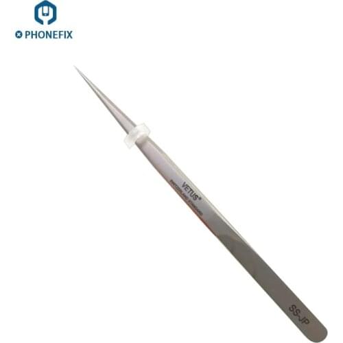 VETUS Precision Tweezers High Quality Stainless Steel Straight Pointed Forceps Phone Repair Jumper Wire Circuit Board Repair