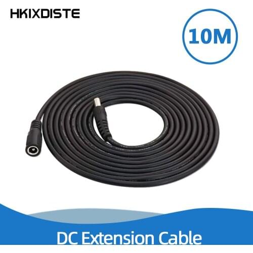 10 Meters DC 12V Power 10M Extension Cable 5.5mmx2.1mm /20ft DC Plug For CCTV Camera 12 Volt Extension Cord