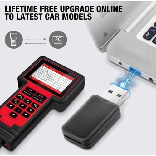 High quality ThinkScan 609 car fault diagnosis instrument OBD2 detection ABS/SRS battery matching tool Think scan 609 free ship