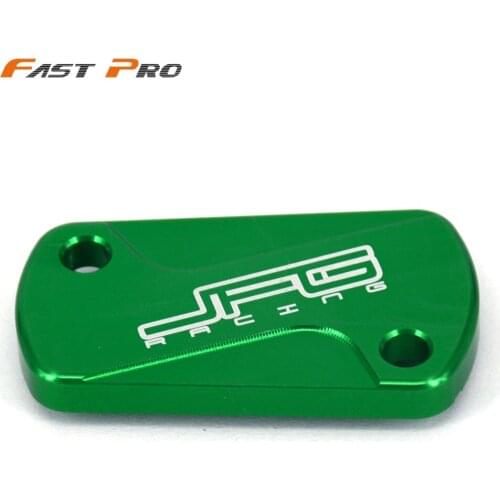 Motorcycle CNC Rear Brake Cylinder Reservoir Cover Cap For KAWASAKI KX125 KX250 KX250F KX450F KX450 KLX300R KLX450R KFX450R ATV