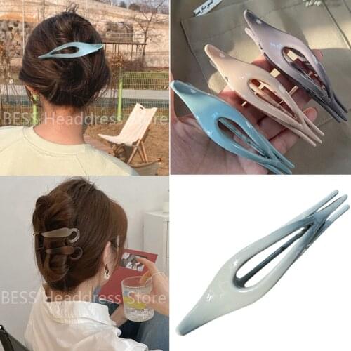 Candy Color Seamless Duckbill Clip Hair Claw for Women Girls Simple Large Hair Clip Face Wash Hairpin Headwear Hair Accessories