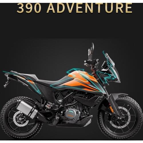 For KTM 390ADV 390 ADV modified car stickers protection film anti-wear transparent TPU invisible car coat