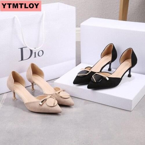 Womens high heels, womens shoes, classic models, basic models, womens pumps, casual shoes, spring and autumn new arrivals DE