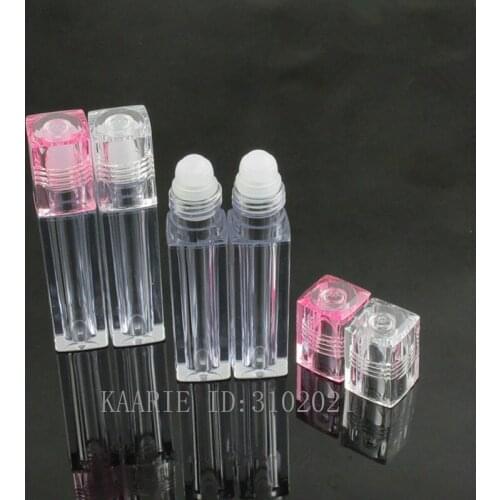 10/30/50pcs 6.5ML Empty Lipgloss Roll on Bottles Lip Balm Containers Eye Cream Bottles Lip Gloss Tubes Makeup Refillable Tubes