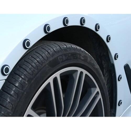 10Pcs/Set Door Edge Trim Guard Corner Bumper Protector Round Protective Sticker Anti-Collision Anti-Scratch Car Exterior Parts
