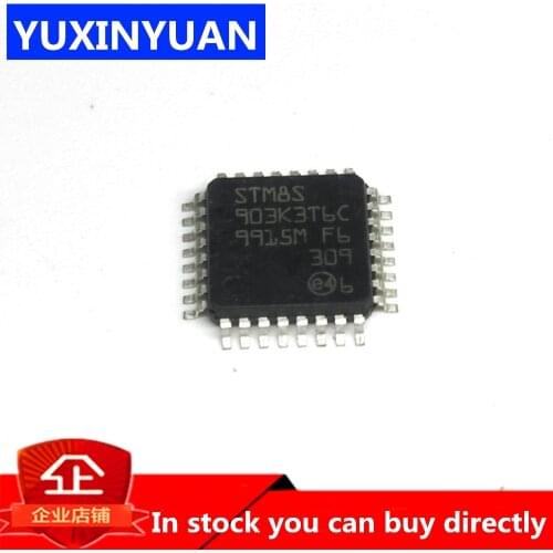 10pcs/lot STM8S903K3T6C STM8S903 8S903 QFP IC MCU 8BIT 8KB FLASH 32LQFP