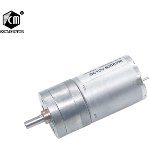 10pcs sale Micro Tubular Gear Motors 25mm Diameter Gearbox 6v 12v 24v geared motor Mini decelerating gearmotors JGA25-370