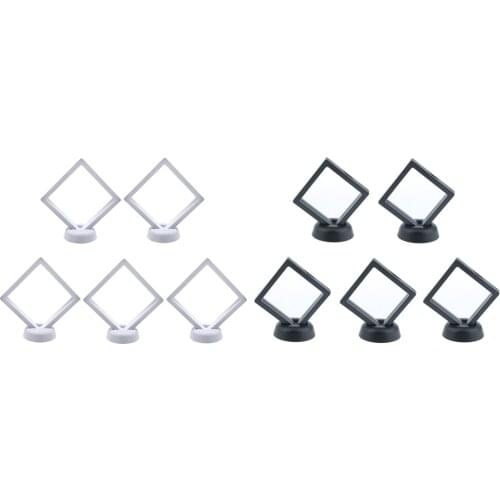 10pack Jewelry Display Frame Stands w/ Stands for Earrings Coins Rings