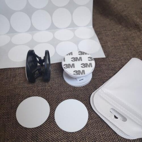 20pcs/lot New Sublimation Blank mobile Phone Holder With Metal insert heat trasnfer printing Phone Case Holder Stand