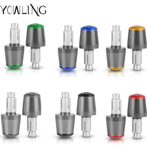 22mm Universal Motorcycle Handlebars Grips Ends Bar Ends Handlebars Caps For Kawasaki Z750 Z800 Z1000 Yamaha YZF R1 R3 R6 Honda
