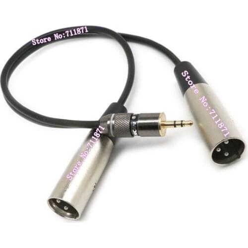 3 Pole 3.5 XLR Audio Cable line 3.5mm Cannon Audio line Cable 3.5 Male Double Cannon XLR Male Adapter connector 3.5 XLR Cannon