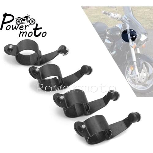 Motorbike Cruiser 4x Windshield Mounting Clamp For Suzuki Boulevard M109R BOSS M109R2 M109RZ 2006-2016 M50 M90 2013-2016