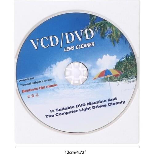 4 in 1 DVD VCD-ROM Lens Cleaner Compact Disc Dry/Wet Lens Cleaning