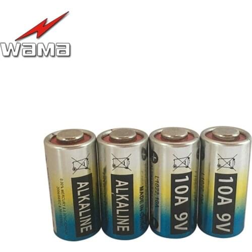 50pcs/lot WAMA 10A 9V Alkaline Dry Batteries Replace A23L Battery Compatible with G10A -10A
