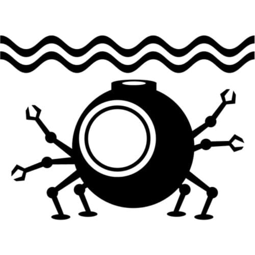 Robot Transport Car Sticker Motorcycle Car Styling Decal Black/Silver Motorcycle sticker