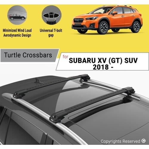 BARS FOR SUBARU XV (GT) SUV 2018 ON ALUMINUM ALLOY SIDEBARS CAR ROOF RACK LUGGAGE CARRIER CROSSBAR