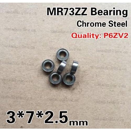 [CMMR73ZZ-P6]Free Shipping 10pcs high quality ABEC-7 Gcr15 chrome steel MR73zz 2830083zz bearing 3mm*7mm*2.5mm