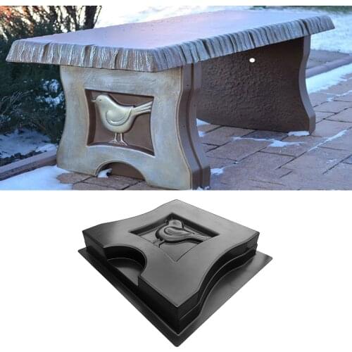 Bench Leg Mould Bird Shaped DIY Garden Mould Patio Paver Garden Benches