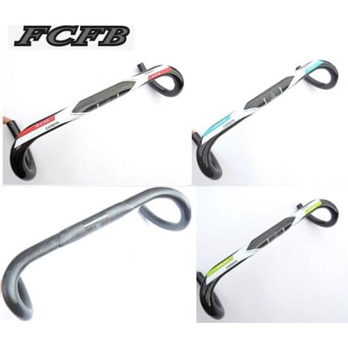 Frr fast shipping 2015 NEW FCFB FW ud carbon road handlebar drop 125mm reach 80mm 31.8*400/420/440mm carbon handlebar