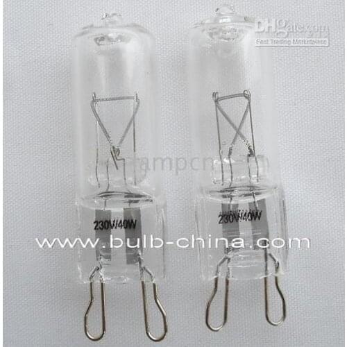 230v 40w g9 halogen bulb lamp a380