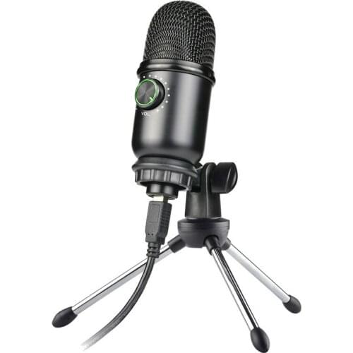 Condenser Microphone Studio Recording Mic for Livestream Voice Speaker Computer Singing and Gaming USB