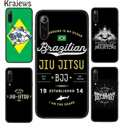 Krajews BJJ Brazilian Jiu Jitsu Art Phone Case Cover For Huawei P10 P20 P30 P40 Mate 20 30 40 Pro Lite P Smart 2019 2020 Z Shell