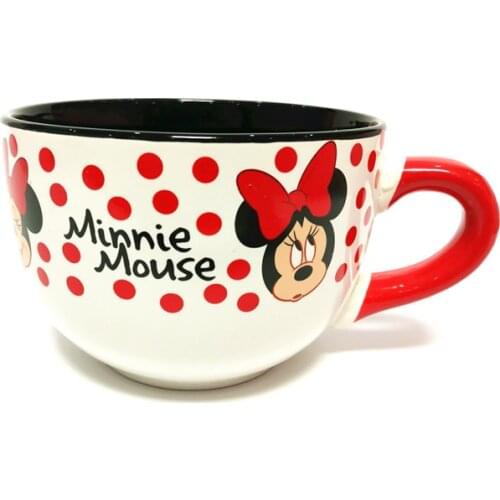 Disney Mickey Minnie cartoon mugs animated characters delicate big bowl water cup venti cup