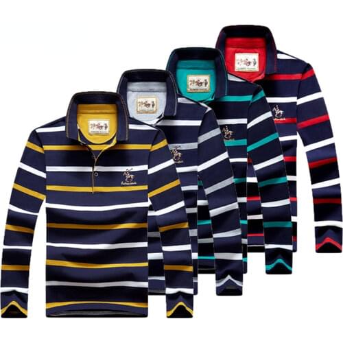 LEHNER Long Sleeve Polos For Men