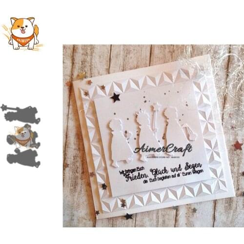 Lovely Kid Child Metal Cutting Dies Scrapbooking Stencil For DIY Paper Card Decorative Embossing Die Cut Craft Dies New 2019