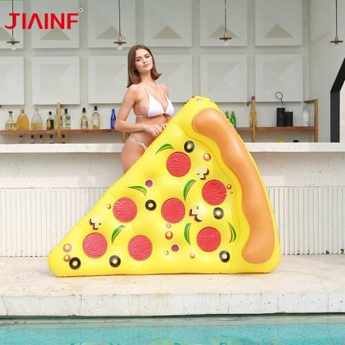 Pizza Inflatable Mattress Giant Float Pvc Inflatable Row Water Amusement Summer Pool Floater Games Swimming Pool Accessories
