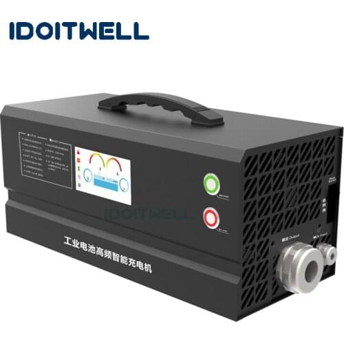 Newest adjustable smart 36V battery charger 36V 50A Customized touch screen can bus control Automatic batteries charger & PFC