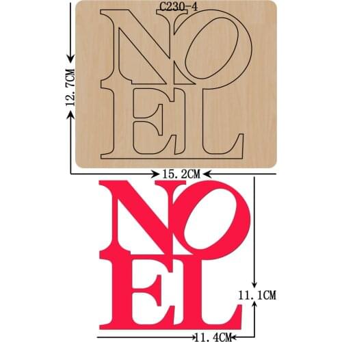 New Wooden die Scrapbooking C-230-4 Cutting Dies Compatible with most die cutting machines
