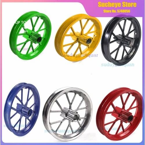 12.5'' Front or Rear rim 12 1/2x2.75 wheel hub use 12 1/2x2.75 tire for Dirt Bike MX350 MX400 43CC 47CC 49CC Mini Moto E-Scooter