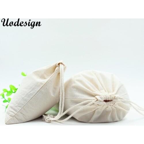 50pcs 10*14cm Natural White Cotton Linen Gift Bag Birthday Party Wedding Favor Holder Make up Jewelry Drawstring Pouch