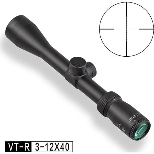 Discovery Optics VT-R 3-12X40 Hunting Riflescope 1/10MIL with Zero Lock