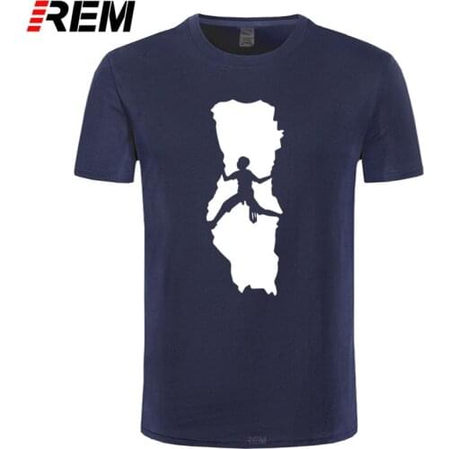 REM New Fashions Style Crew Neck Climbinger Climber Between Mountains Short-Sleeve Tee Shirt