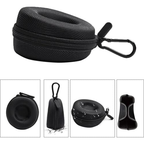 Zipper Single Watch Box Soft Interior Watch Container Portable Travel Watch Case for Outdoor Home Shop (Black)