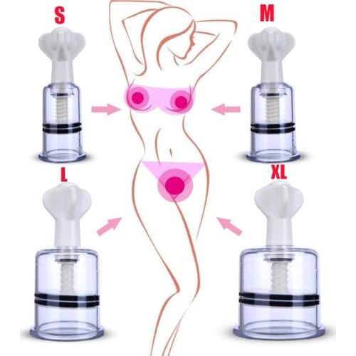Women Sex Nipple Sucker Clamps Pussy Vacuum Pump Clitoris Stimulator Breast Enlarger Body Massage Clip Couple Flirt Sex Products