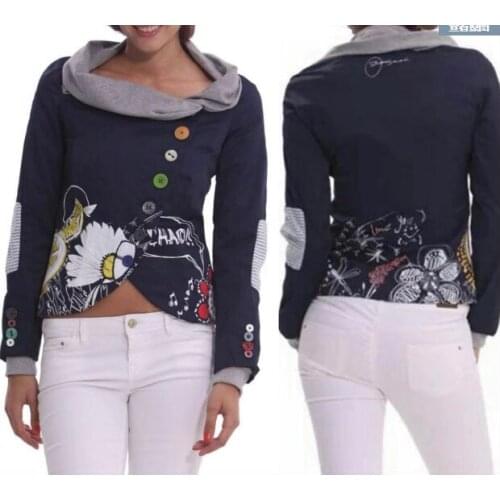DESIGUAL 2019 Spain Deg different styles of jacket Ladies business suit fashion embroidery