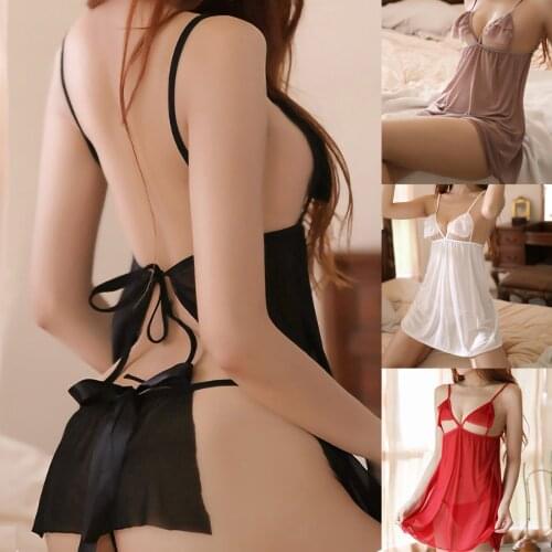 WomenS Underwear Sleepwear WomenS Nightie Lace Night Dress Sexy Lingerie Nightgown Temptation Lovely Hot Sell Dew Nightdress