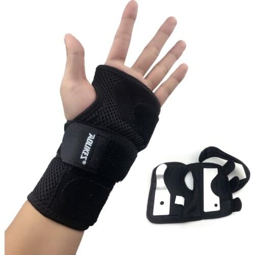 1Pcs Wrist Splint Protector Strap With 2 Detachable Steel Plate Support Fixed Wrist Sprain Fracture Sport Injury Assist Recovery