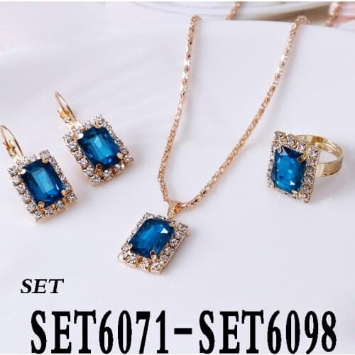 2020 High quality sterling silver 925 Fashion classic ladies necklace Jewelry Set SET6071-SET6089