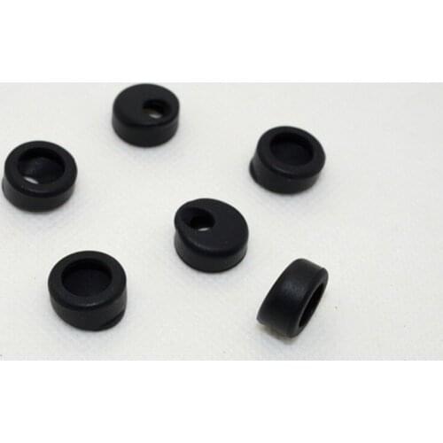 6 Pcs Replacement Silicone Ear Tips Buds Earbuds Eartips for Jabra Easygo EsayCall Wireless Bluetooth Headphone Earphone (Black)