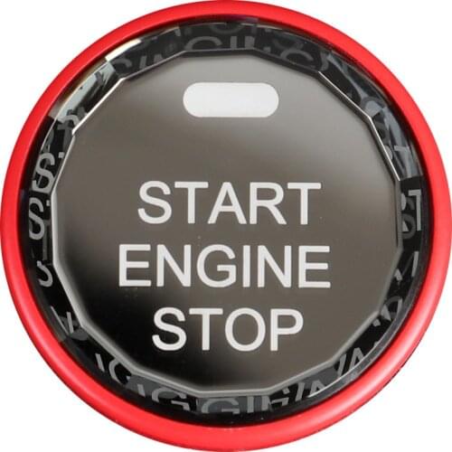 Car Interior Accessories Crystal Start Stop Engine Ignition Cover Button Case For toyota camry RAV4 CHR Yaris alphard Corolla 86