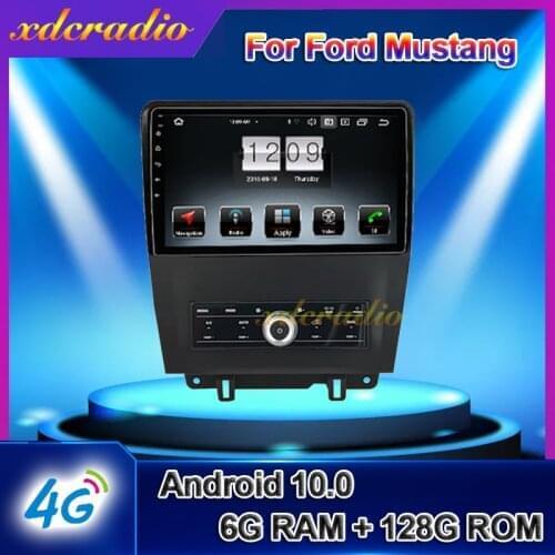 Xdcradio 10.1" Android 10.0 For Ford Mustang Car Radio Automotivo Car DVD Multimedia Player Auto GPS Navigation 4G DSP 2010-2014