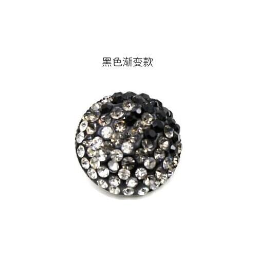 Free shipping 6pcs/lot black gradient Coat button suit sweater dress button bride headdress hand bouquet diy material