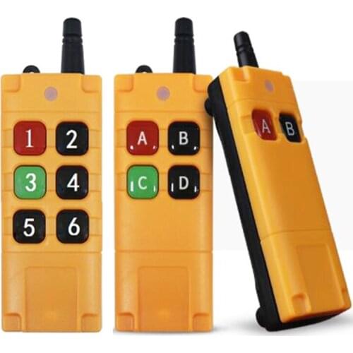1000M 2CH 4CH 6CH RF Wireless Remote Control Switch High Quality 315/433Mhz Industrial grade Transmitter Remote controller