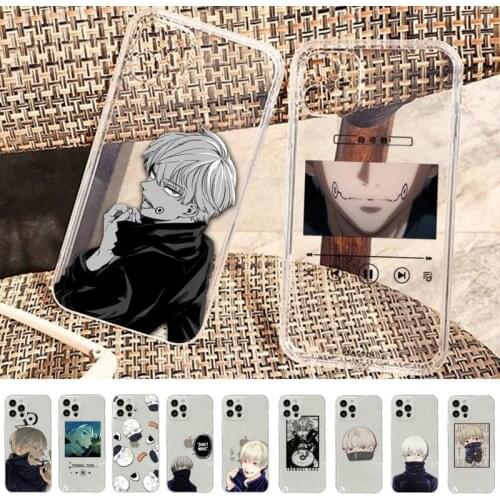 Anime Jujutsu Kaisen Inumaki Toge Phone Case for iPhone 11 12 pro XS MAX 8 7 6 6S Plus X 5S SE 2020 XR case