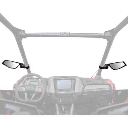 For Honda UTV 2" Rearview Side Mirror for Polaris RZR Pro XP / XP 4 2/4 doors for Can Am Commander Maverick for Yamaha for Honda